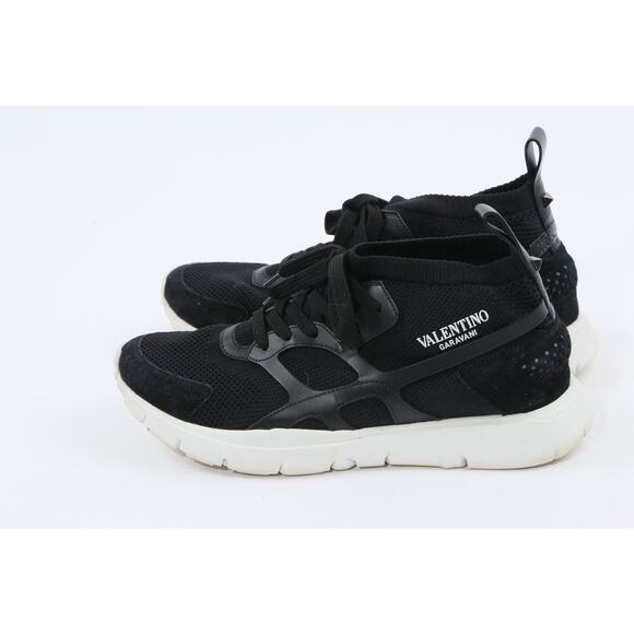 VALENTINO GARAVANI Black Lace Up Sound High Top Trainer Sneakers Size 41 main image 11